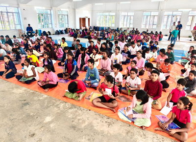 One day Yoagasana workshop held at NSRCC in Agartala for athletes on November 16.
